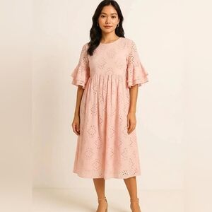 Seed heritage boho pink  dress
